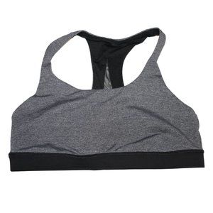 Lululemon Invigorate Bra Heathered Black / Black Sports Bra Womens Size 10